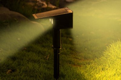 Weichun Lighting 120 degree double heads solar pin lamps